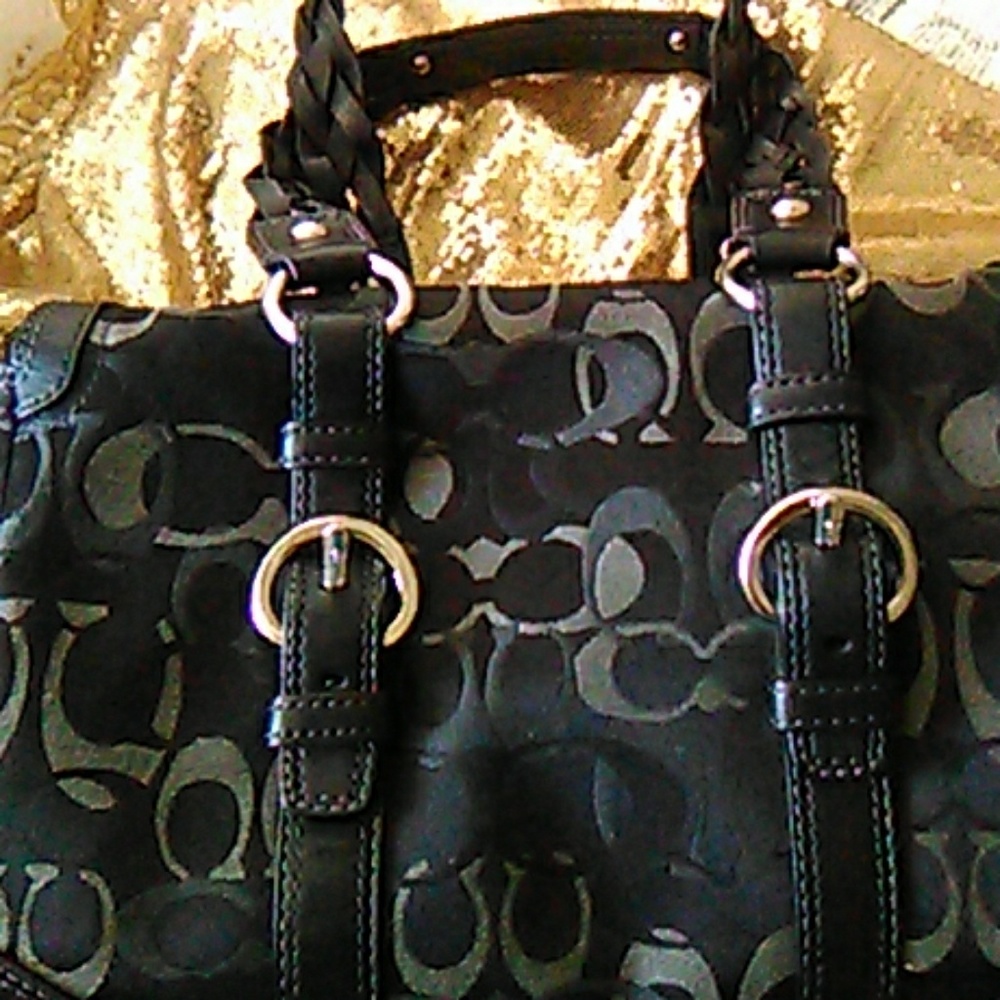 Coach BLACK Bag Looks New!